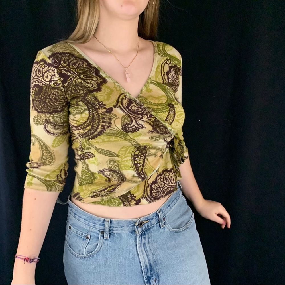 2000s wrap top